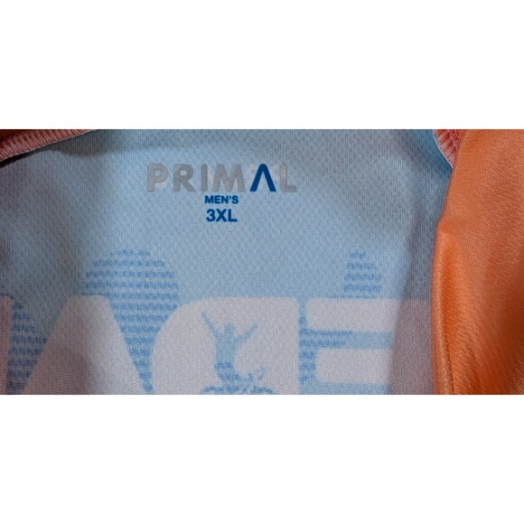 Primal Pedal the Cause 2022 Cycling Jersey Men’s 3XL Blue Orange NWT Bike - Picture 5 of 8